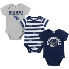 Gerber Baby Boys' NFL 3-Pack Onesie Bodysuit Titans NFL 3-Pack6 Months