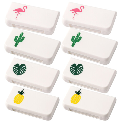 8Stk Pillendose Organizer Für Medikamente Und Vitamine 1