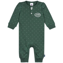 Gerber Baby Meisjes NFL Team Voetloze Overall, Jets, 0-3 Maanden
