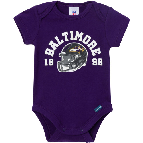 Gerber Gerber NFL 3-Pack Onesie Body Ravens bb garon 0-3 mois 1