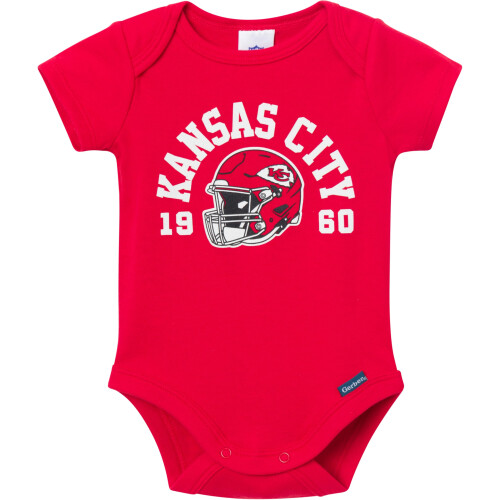 Gerber Gerber NFL 3er-Pack Einteiler fr Babys, Jungen, Chiefs NFL 3er-Pack, 6 Monate 1