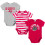 Gerber Gerber NFL Lot de 3 combinaisons Buccaneers pour bb garon 0-3 mois 1