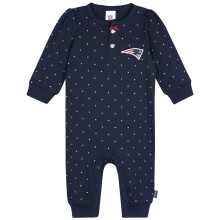 Gerber Baby Meisjes NFL Team Voetloze Romper, Patriots, 3-6 Maanden