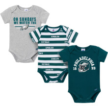 Gerber Baby Boys NFL 3-Pack Onesie Bodysuit Eagles 6-12 m?neder