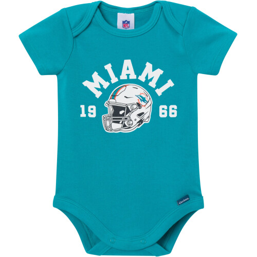 Gerber Gerber NFL 3er-Pack Einteiler fr Babys, Jungen, Dolphins NFL 3er-Pack, 6 Monate 1