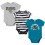 Gerber Gerber NFL 3-Pack Onesie Body Jaguars bb garon 18 mois 1