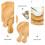 1 japanisches pizzablech mit bambusgriff, rund (25 cm) 11