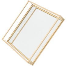 Dekoratives Tablett Organizer Für Make-up Schmuck Frisiertisch