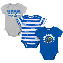 Gerber Baby Boys NFL 3-pack Onesie Bodysuit Rams NFL 3-Pack6 mnader