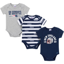 Gerber NFL-rompertje van 3 babyjongens Patriots 18 maanden