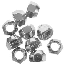 Gymnture 10Stück Radmuttern Für Anhänger M14x1,5 Silber