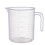 1St Pp Kunststoff Messbecher Mit Transparent 500Ml Mit Deckel 1
