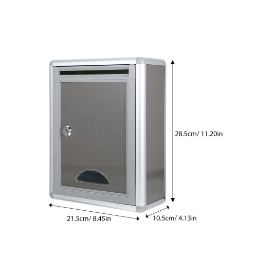 verschließbare vorschlagsbox aluminiumlegierung, wandmontage 2