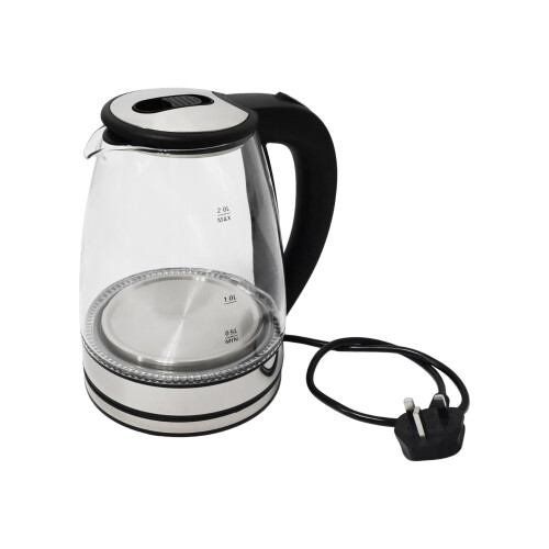 Alivio 2L Electric Kettle 1800W - Premium Glass Body Auto Shut-Off with Fast Boil Technology Kettle
