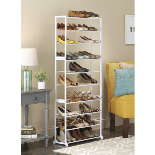 Whitmor Whitmor 10 Laags Schoentoren - 30 Paar - Kledingkast Organizer, Wit 1