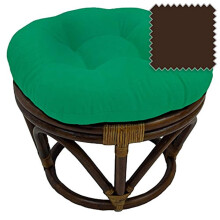 International Caravan Furniture Piece Rotting fotpall med kypertkudde