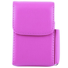 Cigarette Organizer Case, PU Leather Cigarette Box Cigarette Case Tobacco Pouch With Lighter Holder Name Card Storage Container