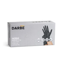Black Nitrile Disposable Gloves, Newmax Darbee