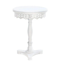 Koehler 15090 witte Flourish voetstuktafel 21""""