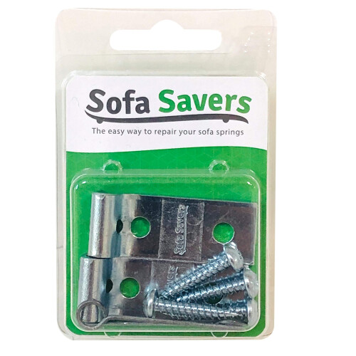 (2) Sofa Zig Zag Spring Repair Bracket Sag Chair Saver Clips 1