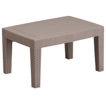 Flash Furniture Seneca Lichtgrijze Faux Rattan Salontafel