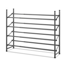 Whitmor 4-laags Schoenrek Gunmetal Grijs