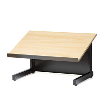 Audio Visual Direct Tafel Lectern voor Presentaties, Zwart/Beech