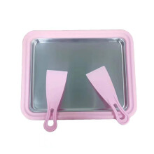 Ice Cream Roll Maker Spatula Pink Large Yogurt Making Machine Supplies Cold Plate