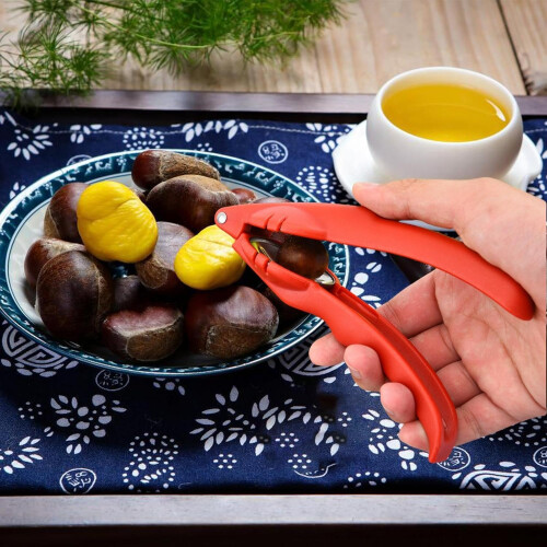 Chestnut Cutter Tool Multifunctional Nutcracker Pecan Cracker Tool Durable Chestnut Scoring Tool For Easy Slicing Di Red 1