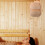 Sauna Lampenschirm Leuchtengehäuse Holz 3