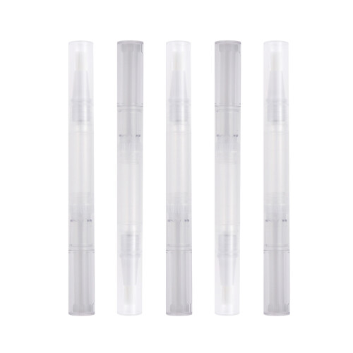 5 3 ml transparente stifte, leere nagelöl-pens mit bürstenspitze 2