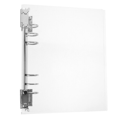 notebook-hülle aus acryl, wiederverwendbare sichtmappe für binder 1