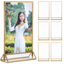 6 Gold Hochzeit Nummernhalter 8,5 11 Bilderrahmen