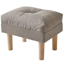 YMYNY 15,75"""" liten fotpall ottomansk fotstd med svamp vadderad sits Step pall fr soffa sovrum Vardagsrum Entr Moderna Byte Skor Pall Tr Ben