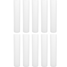 10 stk zylinder 30 cm weiß für blumenarrangements