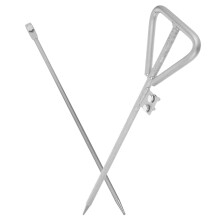 2 verzinkter Eisen-Erdringstab für , Zäune,