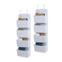 Delta Children Gap babyGap 2-pack boven de deur opbergorganizer met 4 vakken blauw