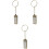 3-teiliges Schlüsselanhänger-Set, , tragbar, 3