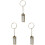 3-teiliges Schlüsselanhänger-Set, , tragbar, 2