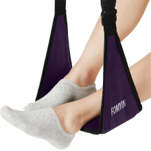 Repose-pieds d'avion avec design sans collision, hamac de voyage portable, repose-pieds en mousse mémoire
