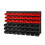 VEVOR VEVOR Wall Mounted Storage Bins Small Parts Organizer Garage Tool Rack 48 Bins 1