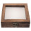 1Set Lichtbruine Display Case Met Voor Thuis Gebruik 5