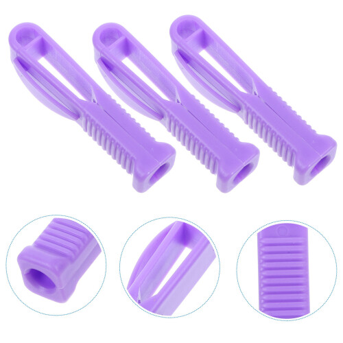6er-pack kunststoff-ampullenöffner mit rillendesign, fläschchenbrecher 2