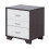 White and Black 3-drawer Rectangular Accent Table 2