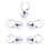 5Stück Platingold Glocken Aus Kupfer Für 7