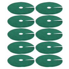 10 grüne baummulchringe vlies 25 cm außendurchmesser