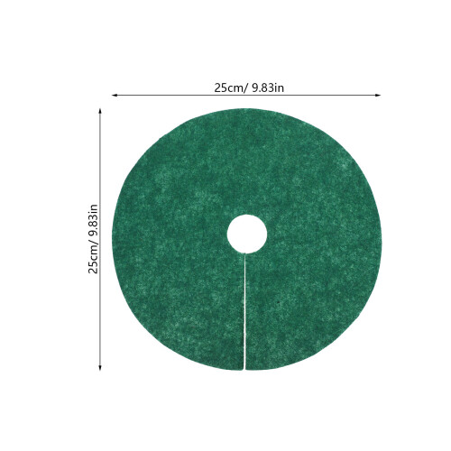 10 grüne baummulchringe vlies 25 cm außendurchmesser 1