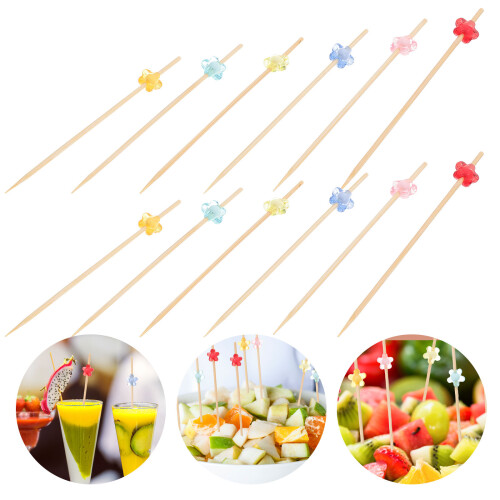 100Stk Cocktail Spieße Für Sandwich Cupcakes 2