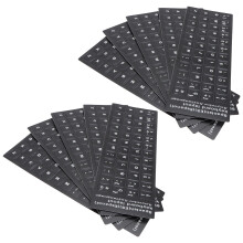 10 tastaturaufkleber für fremdsprachen, pc-layout