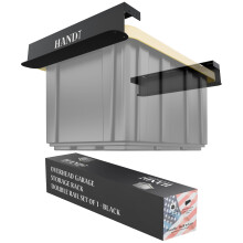 Support de rangement pour garage bas aux tats-Unis, rails de plafond en mtal robustes connectables, systme d'tagres de rangement pour garag
